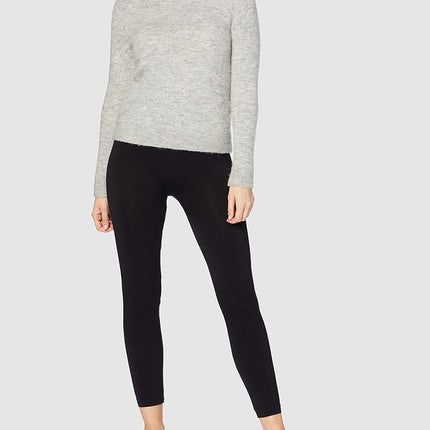 Spanx Seamless Leggings - Comfortable Athletic Wear - Core & Tummy Control for Shaping - Natural Waist Fit - Black - X-Large