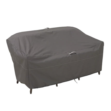 Classic Accessories Ravenna Garden Sofa Loveseat Cover, Dark Taupe/Mushroom/Espresso (193cm, Medium)