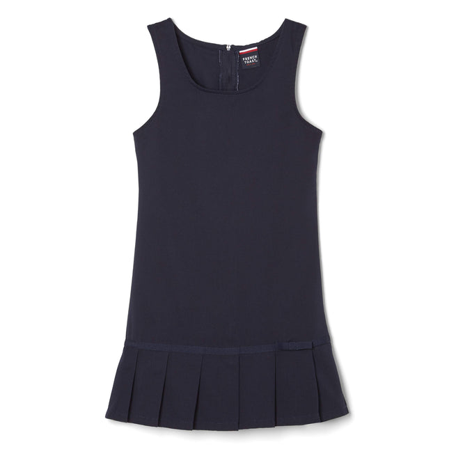 French Toast Girls' Pleated Ribbon Bow Jumper Dres