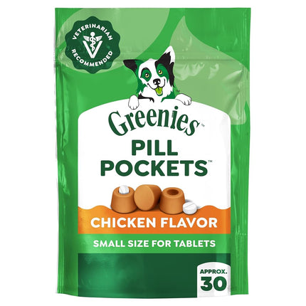 GREENIES Pill Pockets Tablet Size Natural Dog Trea
