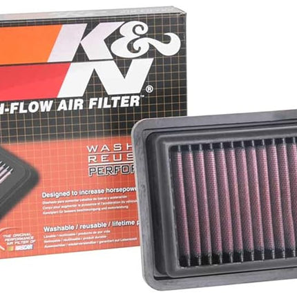 Filtro de aire K&N Micra K14 0.9/1.0/1.5 Turbo Diésel 2016-2018 (33-3082), Rojo