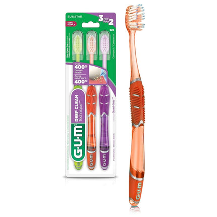 GUM Technique Deep Clean Toothbrush with Quad-Grip