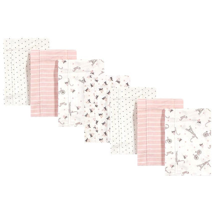 Hudson Baby Unisex Baby Cotton Flannel Burp Cloths