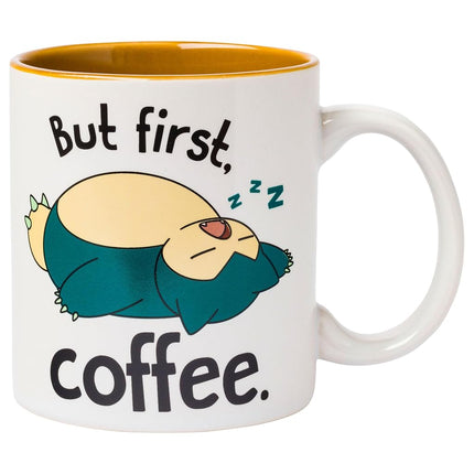 Silver Buffalo Pokemon Snorlax But First Coffee Ce
