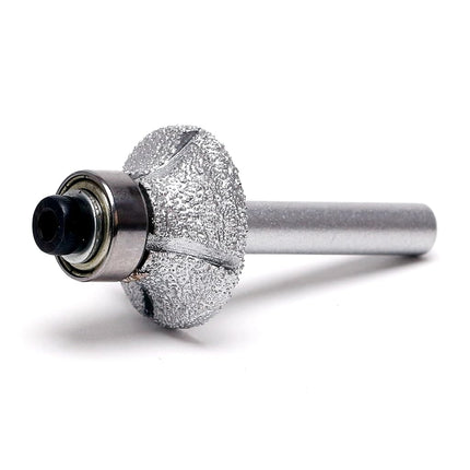 ILOVETOOL Brazed Diamond Radius Bits 1/4 Head Bullnose Profile Wheel 1/4 Shank for Granite Stone