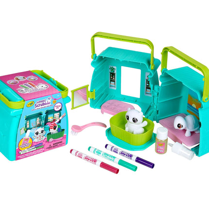 CRAYOLA Scribble Scrubbie Pets Scented Spa, Featur