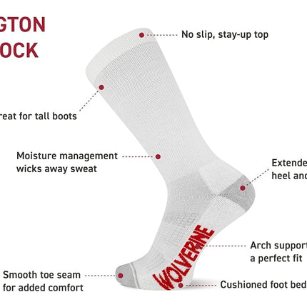 Wolverine Men's Wellington Boot Sock