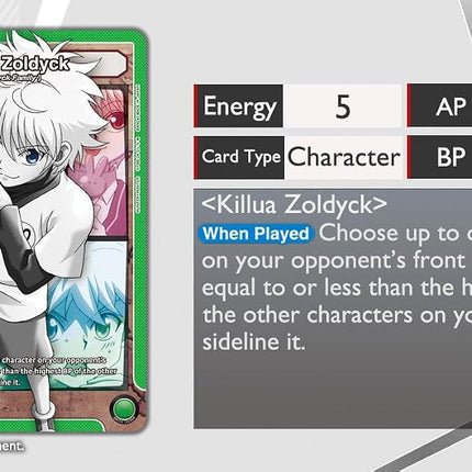 BANDAI Union Arena English TCG: Hunter X Hunter - Starter Deck - 50 Cards