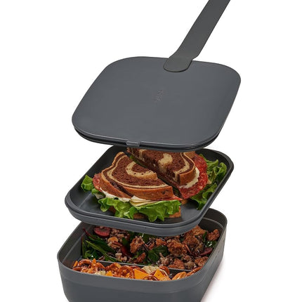 W&P Porter Lunch Box, 3 Compartment Bento Box Styl