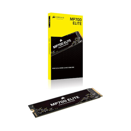 Corsair MP700 ELITE 4TB PCIe 5.0 NVMe M.2 SSD – Up to 9,400 MB/s Read, 8,100 MB/s Write, Gen5 Speed for PC & Laptop – Black