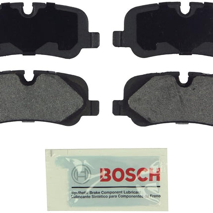 BOSCH BE1099 Blue Semi-Metallic Disc Brake Pad Set - Compatible With Select Land Rover LR3, LR4, Range Rover, Range Rover Sport; REAR
