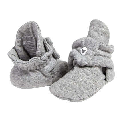 Burt's Bees Baby Unisex Baby - Baby Booties, Organic Cotton Adjustable Infant Shoes Slipper Sock