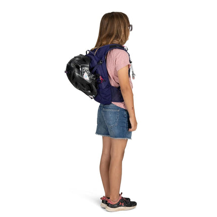 Osprey Raven Jr Girl's Mountain Biking Backpack with Hydraulics Reservoir, Deep Fig, Deep Fig, One Size, Mountain Biking Backpack With Hydraulics Reservoir