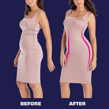 Maidenform Women's Ultra Sculpts Fajas Colombianas, Ultra Firm Open Bust Romper Shapewear, Evening Blush, Medium