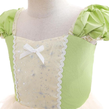 Dressy Daisy Girls Frog Princess Costume Dress, Green, Size 6
