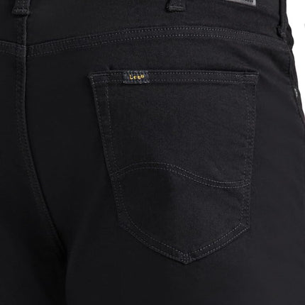 Lee Men's Big & Tall Extreme Motion Relaxed Straight Jean, Black, 40W x 36L