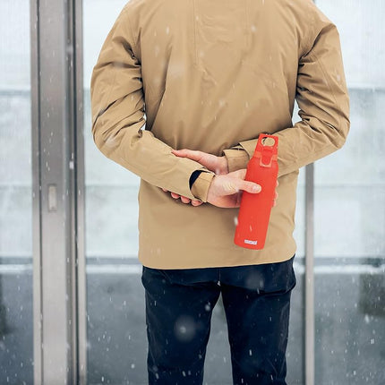 SIGG - Insulated Water Bottle - Thermo Flask Hot & Cold One Light - with Fruit Strainer - Leakproof - BPA Free - 18/8 Stainless Steel - Red - 0.55L