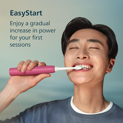Philips Sonicare 4100 Rechargeable Electric Toothbrush, 1 Brush Head, Pink
