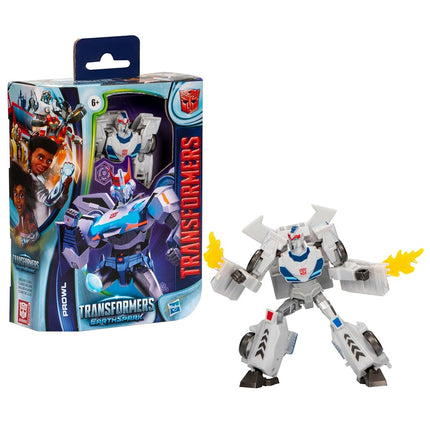 Transformers EarthSpark Deluxe Class Prowl 5-Inch Robot Action Figure, Converts in 12 Steps, Interactive Toys for Boys for Girls Age 6 and Up