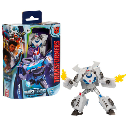 Transformers EarthSpark Deluxe Class Prowl 5-Inch Robot Action Figure, Converts in 12 Steps, Interactive Toys for Boys for Girls Age 6 and Up