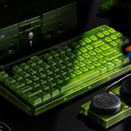 8BitDo Retro 87 Mechanical Keyboard with RGB Backlight, Bluetooth/2.4G/USB-C Hot Swappable Wireless Gaming Keyboard for Windows and Android - Xbox Edition (Officially Licensed) [video game]