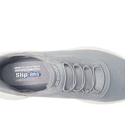 Skechers Men's Hands Free Slip-ins Bobs Squad Chaos-Daily Hype Sneaker, Gray, 10.5 UK