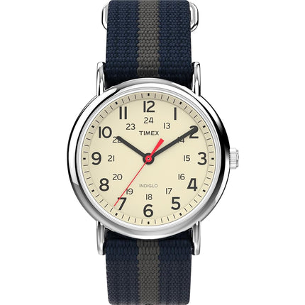 Timex Unisex Weekender 38 mm Watch, Watch, Blue/Gr