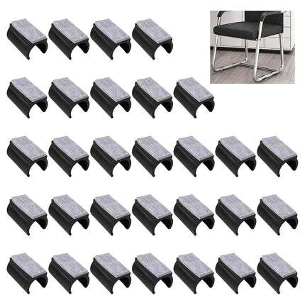 UFURMATE Chair Pads, 30Pcs 22mm Plastic Chair Leg 