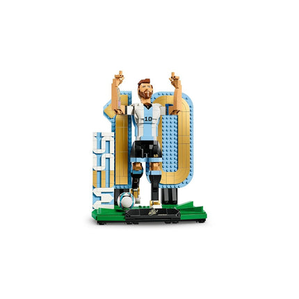 LEGO® Editions Lionel Messi – Football Legend 43015 Building Set for Kids - Collectable Football Decor - Display Set - Sports Treat Idea for Boys and Girls - Messi Fan Merch