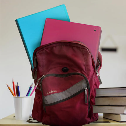 Samsill Fashion Color Durable 3 Ring View Binders, 2 Inch Round Ring, Customizable Clear View Cover, Berry Pink, Two Pack