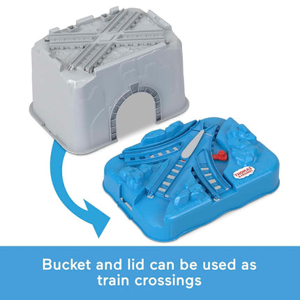 Thomas & Friends Connect & Build Track Bucket, 34-Piece Set