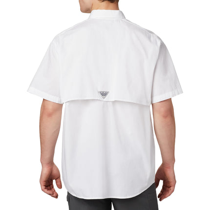 Columbia Men's Bonehead Short Sleeve Shirt, White, XS