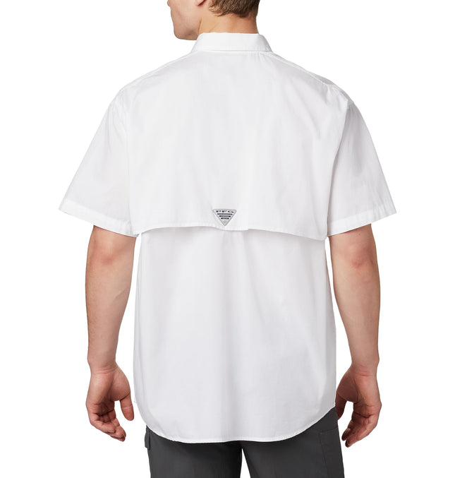 Columbia Men's Bonehead Short Sleeve Shirt, White, XS