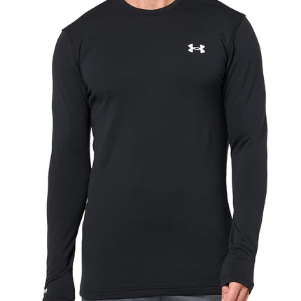 Under Armour Men's Packaged Base 3.0 Crew, (001) Black / / Black, XL