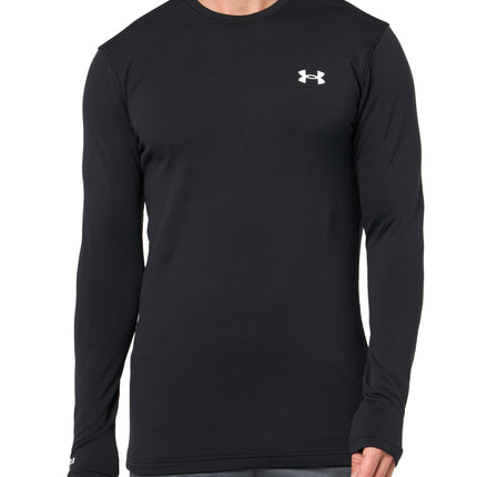 Under Armour Men's Packaged Base 3.0 Crew, (001) Black / / Black, Large