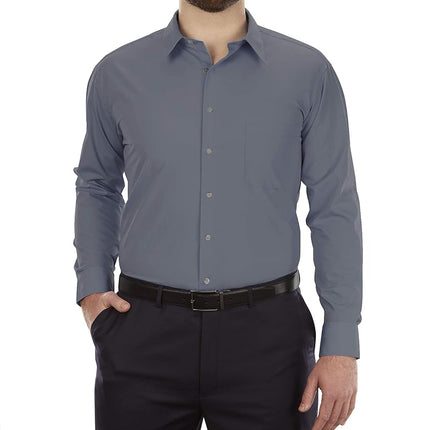 Van Heusen mens20F9562Big Fit Dress Shirt Poplin S