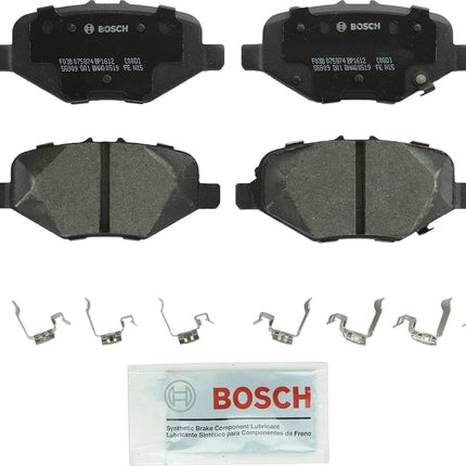 BOSCH BP1612 QuietCast Premium Semi-Metallic Disc Brake Pad Set - Compatible with Select Ford Explorer, Flex, Police Interceptor Sedan/Utility, Special Service Police Sedan, Taurus; Lincoln MKS; REAR