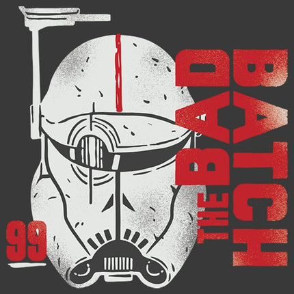 STAR WARS Kids Bad Batch Boy's Heather Crew Tee, Charcoal Heather, Small