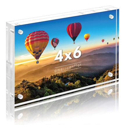 Americanflat 4x6 Acrylic Picture Frame - Double Si