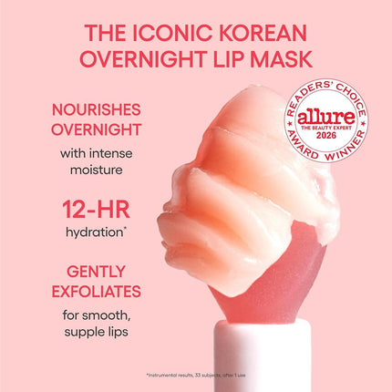 LANEIGE Lip Sleeping Mask Vanilla: Nourishing Overnight Lip Treatment with Vitamin C, Shea & Murumuru Butter for Hydrating Dry, Flaky Lips