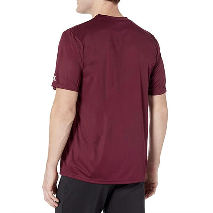 Russell Athletic Mens Short Sleeve Performance T-Shirt Short Sleeve Shirt - Red -