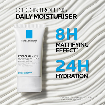 La Roche-Posay Effaclar MAT+ Mattifying Face Moisturiser for Oily Skin 40ml