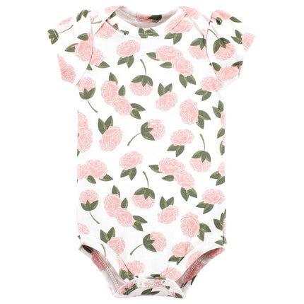 Hudson Baby Unisex Body de algodón para bebé, tutú de peonía rosa Mamas Girl, 9-12 meses, tutú de peonía rosa Mamas Girl, 9-12 meses