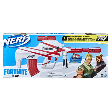 Lanzador de dardos motorizado NERF Fortnite B-AR