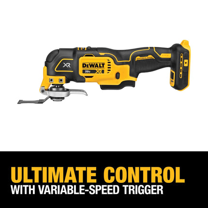 DEWALT 20V Max XR Multiherramienta oscilante, velocidad variable, solo herramienta (DCS356B)