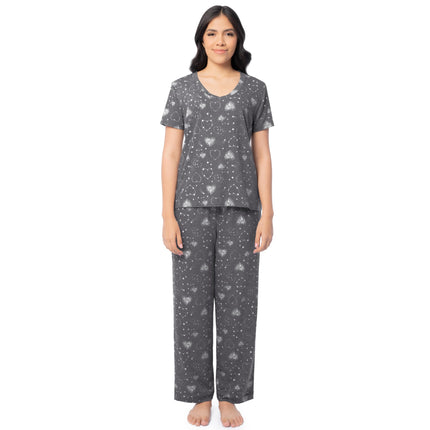 Fruit of the Loom womens Short Sleeve Tee and Pant