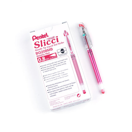 Pentel Arts Slicci Metallic 0.8 mm Needle Tip Gel 