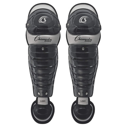 Champion Sports LG83BK Single Knee Shinguard, Pack
