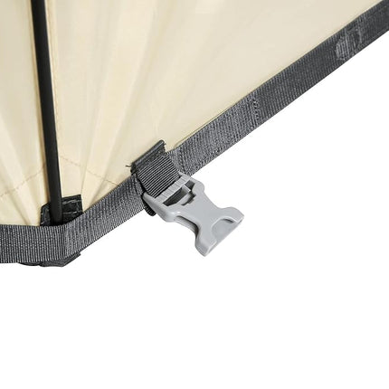 Bestway SaluSpa Windproof UV Protection Sun Shade Canopy Attachment Accessory with Mesh Windows for Round Inflatable Hot Tub Spas (Canopy Only)