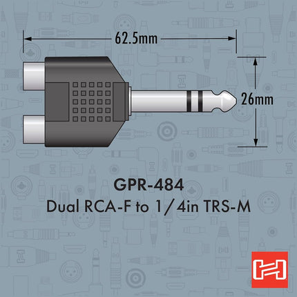 Hosa GPR-484 Splitter/Combiner Adapter